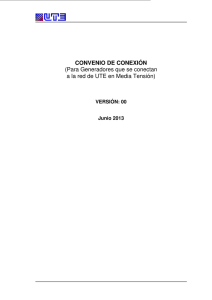 CONVENIO DE CONEXIÓN (Para Generadores que se conectan a