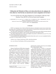 Utilización del Método de Elisa en la detección directa de antígeno