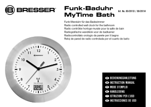 MyTime Bath Funk-Baduhr