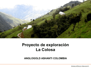 Proyecto de exploracion minero La Colosa