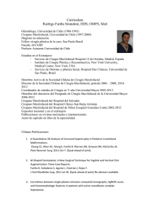 Curriculum Rodrigo Fariña Sirandoni, DDS, OMFS, Med