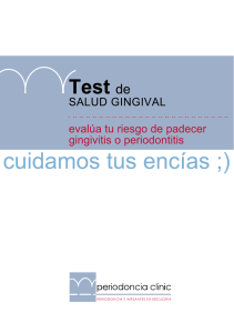 Test de salud gingival