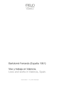 CV Bartolomé Ferrando web 2016 - Freijo Gallery