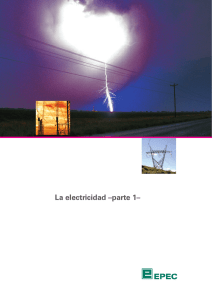 La electricidad –parte 1–