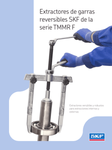 Extractores de garras reversibles SKF de la serie TMMR F