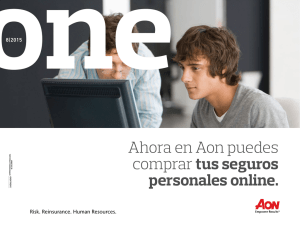 Ahora en Aon puedes comprar tus seguros personales online.