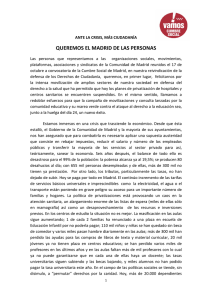 Declaración de la Cumbre Social de Madrid