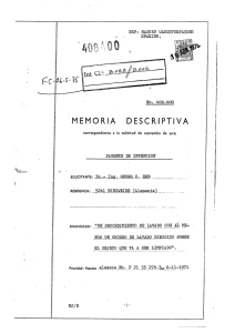 UN PROCEDIMIENTO DE LAVADO CON AL MENOS UN CHORRO