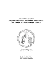 Implantación de un Sistema de Detección de Intrusos