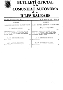 Butlletí oficial de la Comunitat Autònoma de les Illes Balears