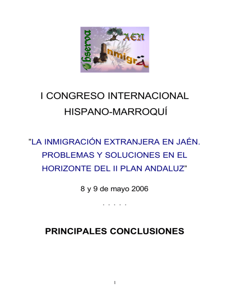 CONCLUSIONES Del Primer Congreso