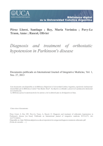 Diagnosis and treatment of orthostatic
