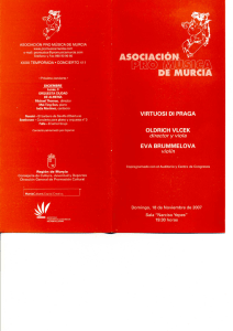 Page 1 ASOCIACIÓN PRO MÚSICA DE MURCIA www