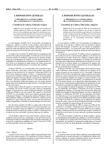 ORDE de 25 de novembre del 2005, de la Conselleria de Cultura