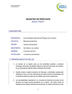 REGISTRO DE PRÓFUGOS Boletín 7408-07