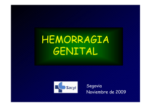 HEMORRAGIA GENITAL