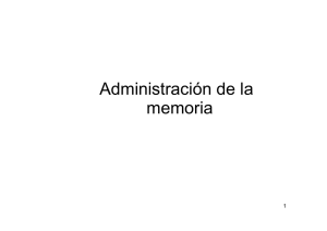 Administración de la memoria