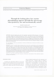 Page 1 SCI, MAR., 58(1-2): 87-101 SCIENTIA MARINA 1994 THE