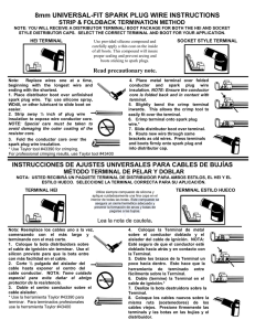 universal fit spark plug wire instructions