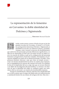 La representación de lo femenino en Cervantes: La doble - H-Net