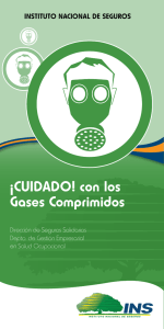 ¡CUIDADO! con los Gases Comprimidos