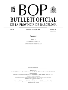 butlletí oficial - Ajuntament d`Olesa de Montserrat
