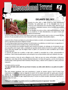 Delante del Rey 13-06-16 - Especialidades Juveniles Chile
