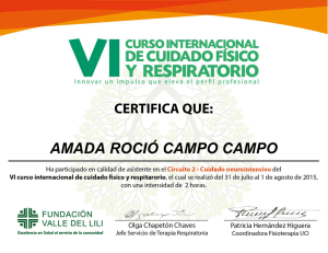 AMADA ROCIÓ CAMPO CAMPO - Fundacion Valle del lili