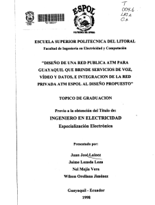 ESCUELA SUPERIOR POLITECNICA DEL LITORAL - Cib