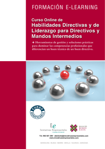 Habilidades Directivas y de Liderazgo para Directivos y Mandos