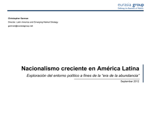 Nacionalismo creciente en América Latina