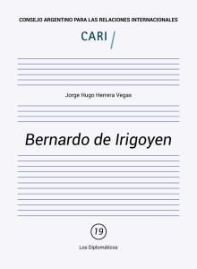 Bernardo de Irigoyen - Consejo Argentino para las Relaciones