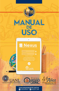 manual de uso para la plataforma nexus