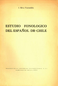ESTUDIO FONOLOGICO DEL ESPAÑOL DE CHILE