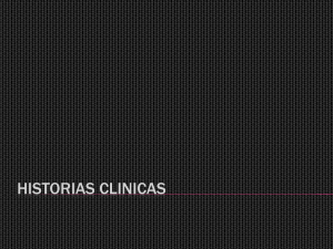 historias clinicas - Aula Virtual FCEQyN