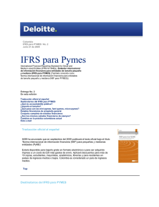 IFRS para Pymes