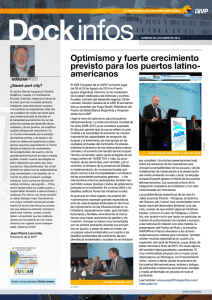 Optimismo y fuerte crecimiento previsto para los puertos latino