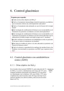 6. Control glucémico