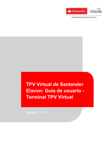 TPV Virtual de Santander Elavon: Guía de usuario