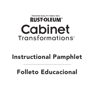 Instructional Pamphlet Folleto Educacional - Rust