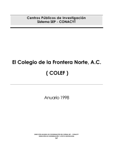 El Colegio de la Frontera Norte, A.C. ( COLEF )