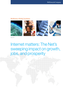The Net`s sweeping impact on growth, jobs, and prosperity