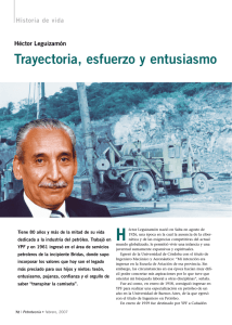 Trayectoria, esfuerzo y entusiasmo