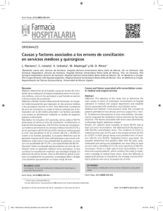 Causas y factores asociados a los errores de conciliación en