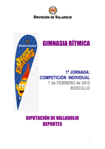gimnasia rítmica - Diputación de Valladolid