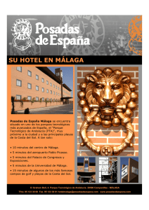 su hotel en málaga - Posadas de España Málaga