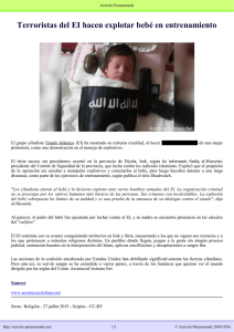 Terroristas del EI hacen explotar bebé en - Activité