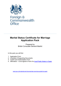 Marital Status Pack