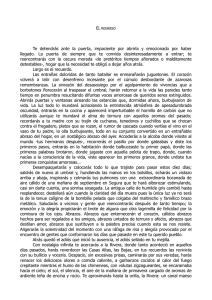 Artículo "El Regreso", de D. Joaquín M. Garduño Chávez