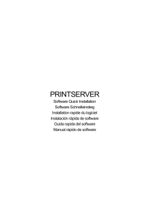 PRINTSERVER Software Quick Installation